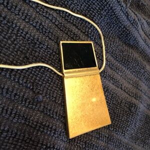 Madewell gold tone long necklace 80